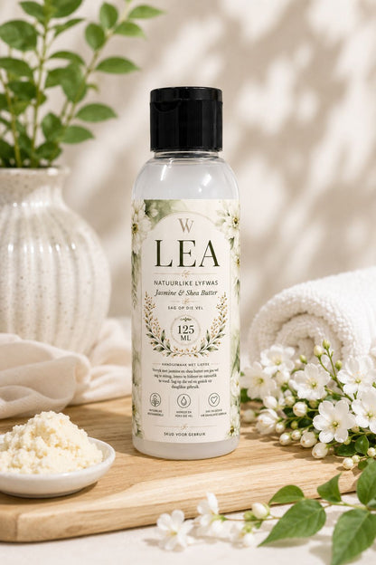 LEA Natural Body Wash | Jasmine & Shea Butter | 125ml Sample