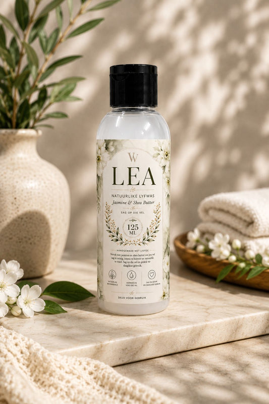 LEA Natural Body Wash | Jasmine & Shea Butter | 125ml Sample