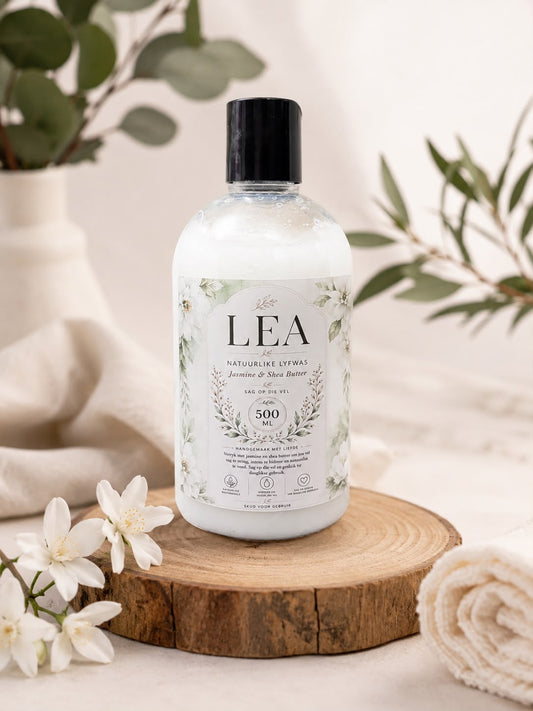 LEA Natural Body Wash | Jasmine & Shea Butter | 500 ml
